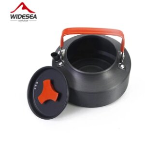 Чайник туристичний алюмінієвий Widesea 1.1л WSKT-11R, похідний чайник для багаття та туристичного пальника