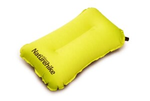 Самонадувна подушка для подорожей Naturehike Yellow, надувна подушка для сну з чохлом