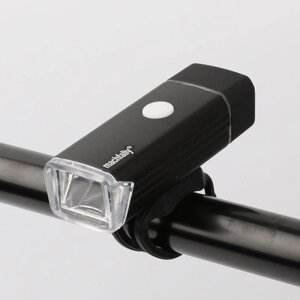 Велосипедна фара з акумулятором Machfally Black USB, велосипедний ліхтар на кермо з акумулятором