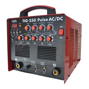 Зварювальний аргоновий апарат ALDO WELD TIG-250 Pulse AC/DC (для зварювання алюмінію)