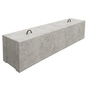 Блоки фундаментальні ФБС 12-3-6 1180х300х580мм