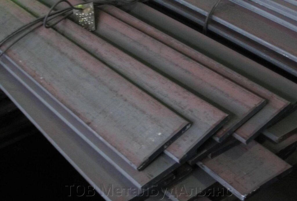 Смуга сталева 100х10 ст3 від компанії ТОВ МеталБудАльянс - фото 1