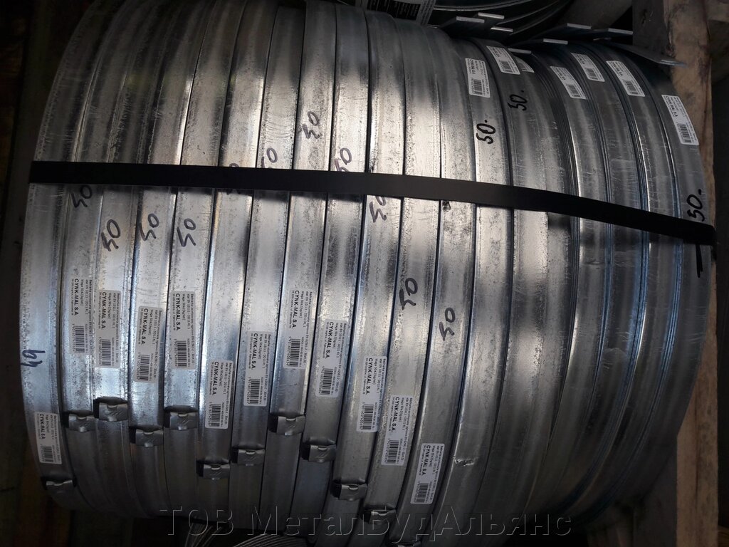 Смуга сталева оцинкована 20х3 мм від компанії ТОВ МеталБудАльянс - фото 1