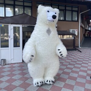 Надувний костюм ведмедя ведмедик