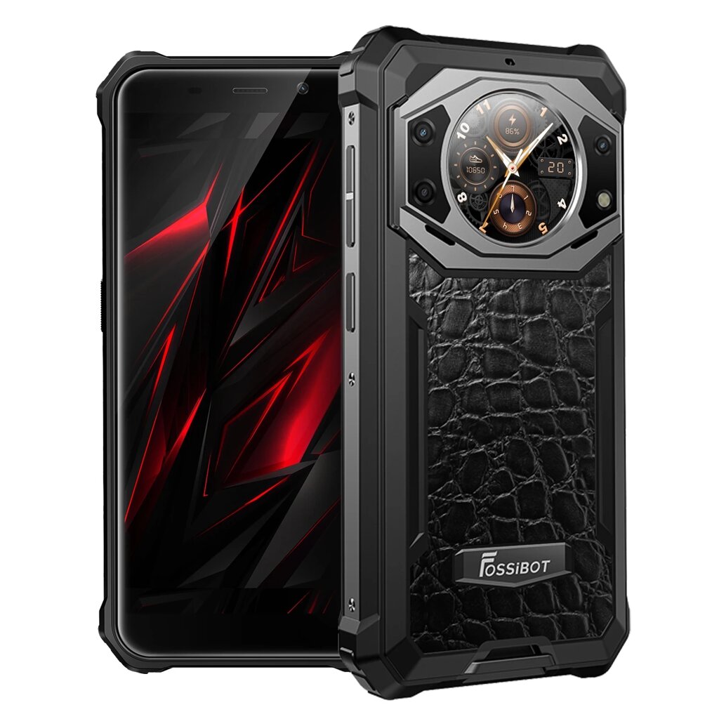 FOSSiBOT F101 Pro 8/128Gb black leather від компанії Інтернет магазин Cho-po-chem - фото 1