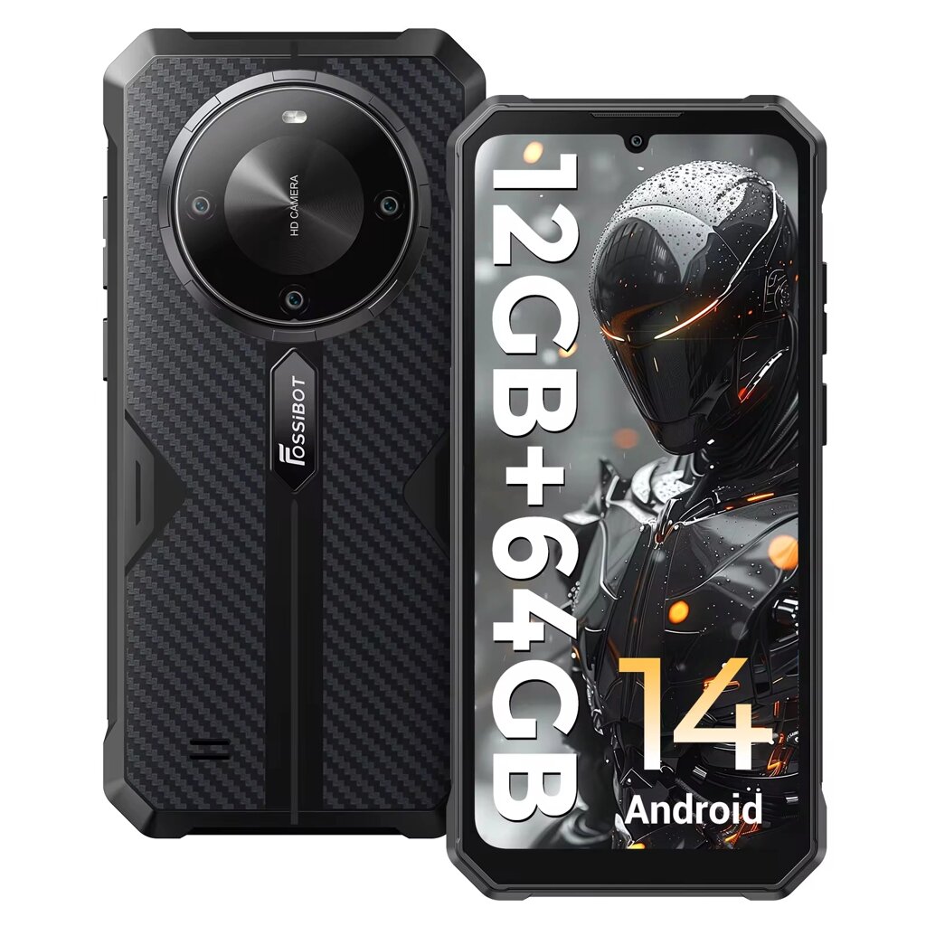 FOSSiBOT F105 4/64Gb black від компанії Інтернет магазин Cho-po-chem - фото 1