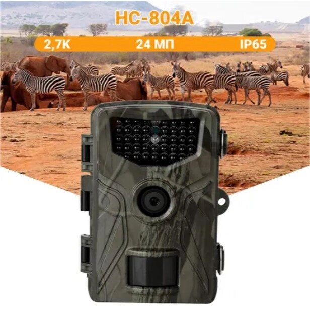 Фотопастка Suntek HC 804A 25м, огляд 120°, датчик руху, нічна зйомка, захист IP65. від компанії Інтернет магазин Cho-po-chem - фото 1