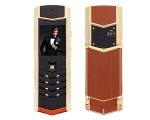 H-Mobile V1 (Hope V1) brown-gold. Vertu design