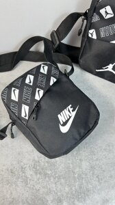 Барстека Nike, Чоловіча сумка через плече, Текстильна барсетка на два відділення, Брендова сумка