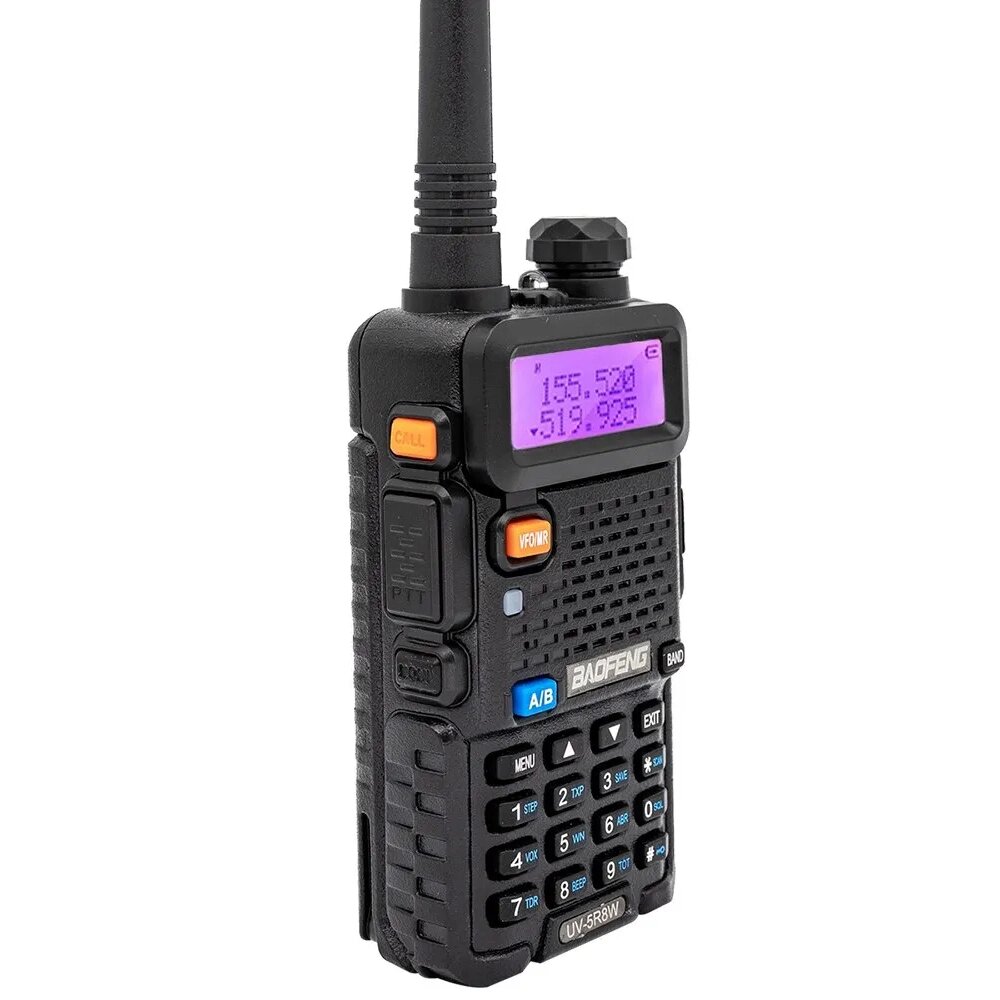 Рація Baofeng UV-5R 8W black від компанії Інтернет магазин Cho-po-chem - фото 1