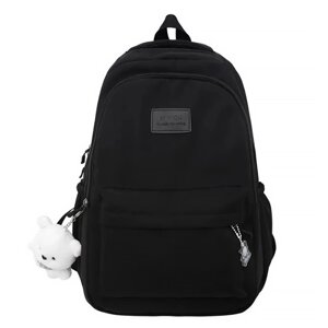 Рюкзак підлітковий 633227 з брелоком 20-35L Black