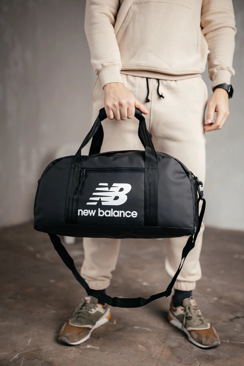 Спортивна чоловіча сумка New Balance, Класична сумка для тренувань Нью Беланс від компанії Інтернет магазин Cho-po-chem - фото 1