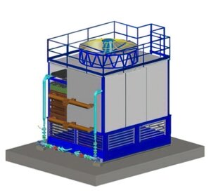 Градирня для охолодження води замкнутого циклу ДЗК-3