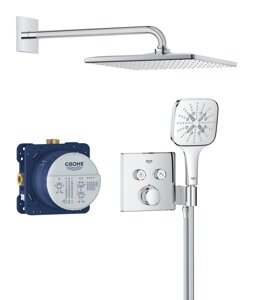 Душова система прихованого монтажу з термостатом Grohe Grohtherm SmartControl (34865000)