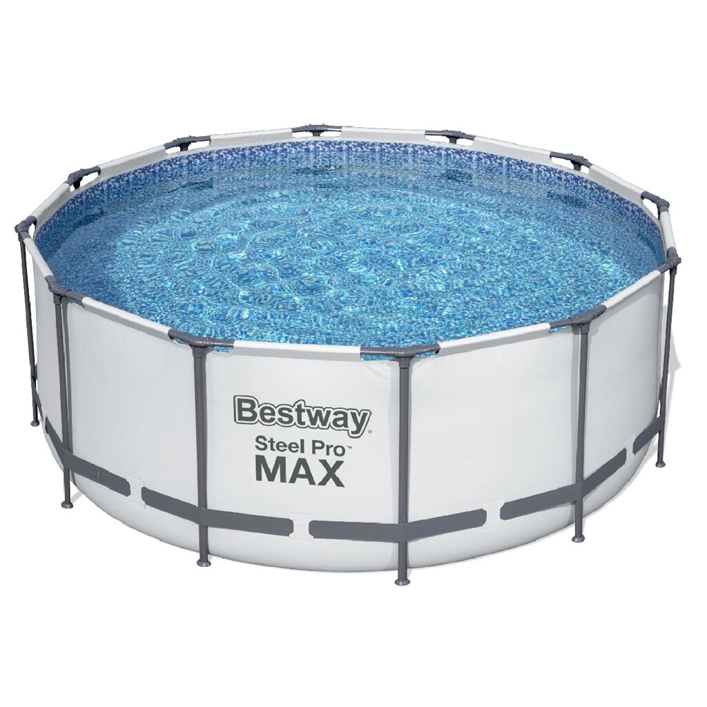 Bestway 56420 Frame Pool (366x122 см) з картриджним фільтром, тентом та сходи від компанії АКВА ГРУП - фото 1