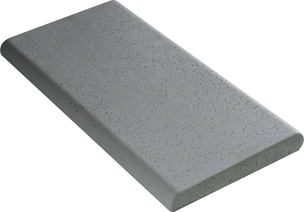 Копінговий камінь Aquazone Tuff 250x500x50-25 мм, сірий (пористий) від компанії АКВА ГРУП - фото 1