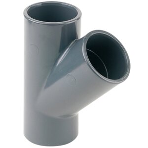 PVC TEE HIDROTEN 1001341, 45 °, D20 мм