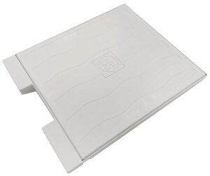 Заповнювана кришка з плиткою та защіпкою для скімера Hayward X-Pro 600, біла