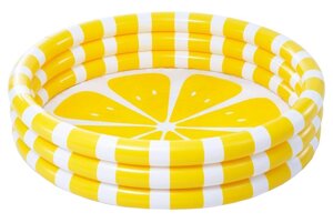 Дитячий надувний басейн Intex 58432 (147x33 см) Лимон