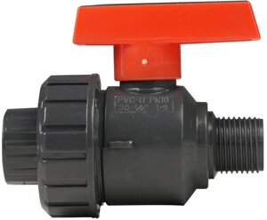 Кран кульовий Era 20 мм, 1/2" КВ-РН, з зовнішньою різьбою