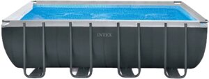 Каркасний басейн Intex 26378 ULTRA XTR (975х488х132 см) з піщаним фільтром, хлоргенератором та драбинкою