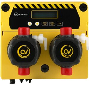 Система мембранних дозуючих насосів Aquaviva pH/Rx+Free Cl 5 л/год + набір pH, WiFi