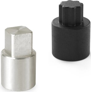 Перехідник під привід для кульового крана ПВХ Hidroten 1011063, d40-50 мм