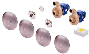 Протитік Fitstar X-Stream 8290021, 2 насоса, 120 м3/г, (380 В), для морської води