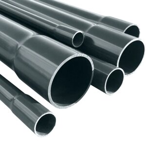 Труба ПВХ (PVC-U) напірна клеєва Lareter PN25 d25 мм, 6 м