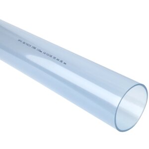 Труба прозора НПВХ (PVC-U) напірна клейова Aquaviva PN10 d110 мм