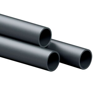 Труба НВХ (PVC-U) напірна клейова Lareter PN10 d63 мм без розтруба, 5 м