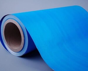 Кольорова крафт папір в рулоні небесно блакитний, 84 см, 90 г / м2