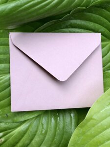 Щільний крафт конверт міні для пластковой карти вінтажна троянда