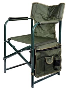 Кресло складное для рыбалки пикника на даче Ranger Гранд с чехлом 85,5х48х53 см зеленое