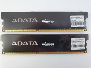 ADATA XPG gaming DDR3l 4GB (2*2 гб) 1333 мгц PC3l-10600 (AXDU13333GB2g9-2G) ADATA пам'яті.