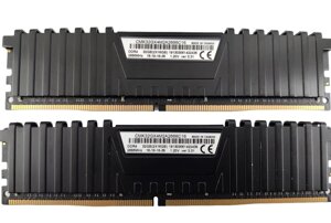 Комплект оперативної пам'яті Corsair Vengeance LPX DDR4 32 Gb (2*16 Gb) PC4-2666V (CMK32GX4M2A2666C16) Б/У