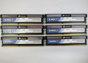 Corsair XMS3 DDR3 12 гб (6*2 гб) 1600 мгц PC3-12800 (HX3x12G1600C9) UA