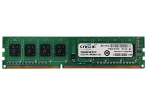 Оперативна пам'ять crucial DDR3 2gb 1600mhz PC3-12800U (CT25664BA160B. C8fer2) б/у