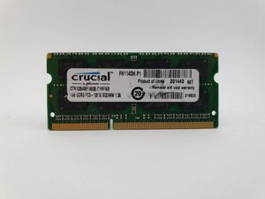 Опера для ноутбука sodimm вирішального DDR3l 4GB 1600 мгц PC3l-12800S (CT51264BF160B. C16FKR) використовується