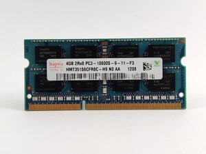 Оперативна пам'ять для ноутбука sodimm hynix DDR3 4gb 1333mhz PC3-10600S (HMT351S6cfr8C-H9) б/в