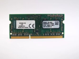 Оперативна пам'ять для ноутбука sodimm kingston DDR3l 4gb 1600mhz PC3l-12800S (M51264KL110S) б/в