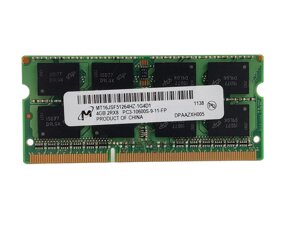 Оперативна пам'ять для ноутбука sodimm micron DDR3 4gb 1333mhz PC3-10600S (MT16JSF51264HZ-1G4d1) б/в