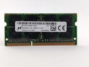 Оперативна пам'ять для ноутбука sodimm micron DDR3l 8gb 1600mhz PC3l-12800S (MT16KTF1g64HZ-1G6e1) б/в