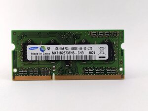Оперативна пам'ять для ноутбука sodimm samsung DDR3 1gb 1333mhz PC3-10600S (M471B2873FHS-CH9) б/в