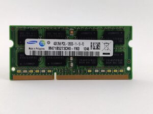 Оперативна пам'ять для ноутбука sodimm samsung DDR3l 4gb 1600mhz PC3l-12800S (M471B5273CH0-YK0) б/в