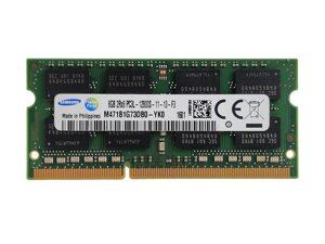 Оперативна пам'ять для ноутбука sodimm samsung DDR3l 8gb 1600mhz PC3l-12800S (M471B1g73DB0-YK0) б/в