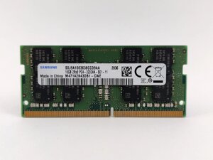 Оперативна пам'ять для ноутбука sodimm samsung DDR4 16gb PC4-3200AA (M471A2k43DB1-CWE) б/в