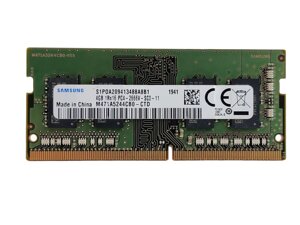 Оперативна пам'ять для ноутбука sodimm samsung DDR4 4gb PC4-2666V (M471A5244CB0-CTD) б/у