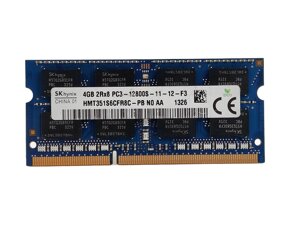 Оперативна пам'ять для ноутбука sodimm SK hynix DDR3 4gb 1600mhz PC3-12800S (HMT351S6cfr8C-PB) б/в