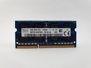 Оперативна пам'ять для ноутбука sodimm SK hynix DDR3 4gb 1600mhz PC3-12800S (HMT351S6cfr8C-PB) б/у